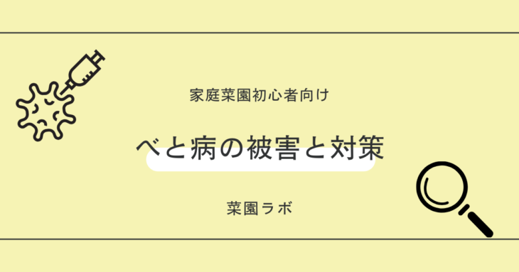 べと病の被害と対策